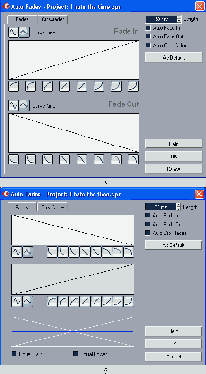   Auto Fades