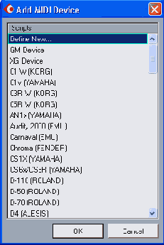   Add MIDI Device