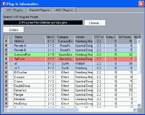  PlugIn Information